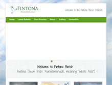 Tablet Screenshot of fintonaparish.com